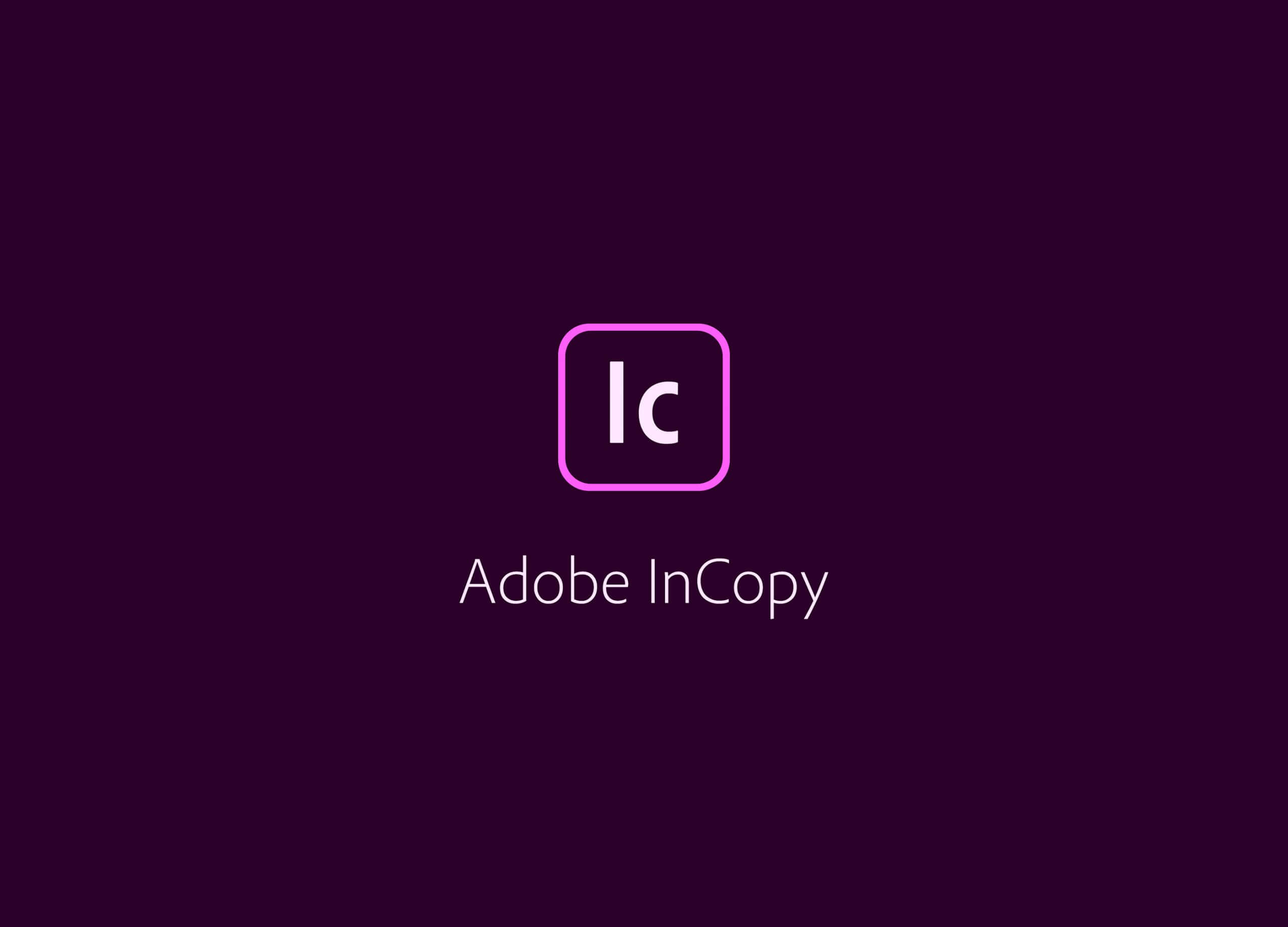 Adobe InCopy（Ic）2020